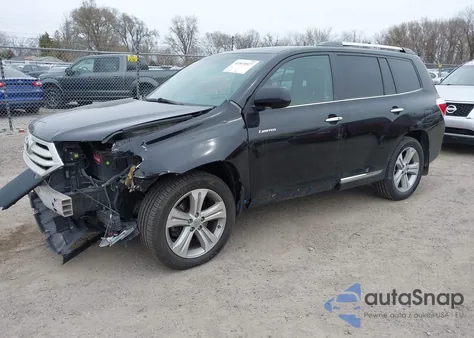 2013 Toyota Highlander Limited V6 from USA, damaged, VIN 5TDDK3EH9DS236175